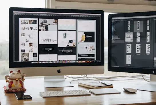 Web designer's desk