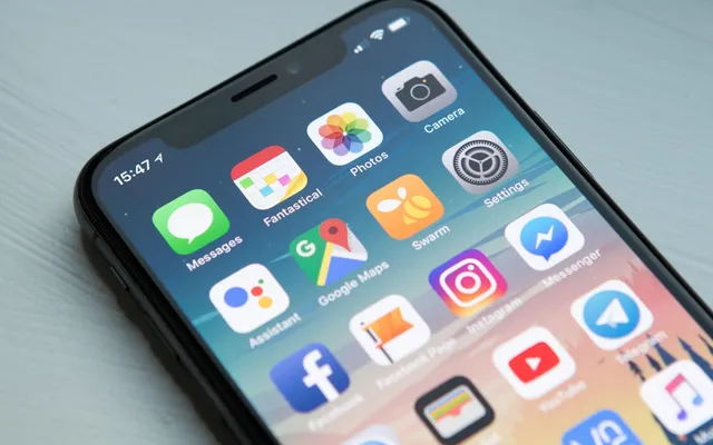 Google Maps open on a phone